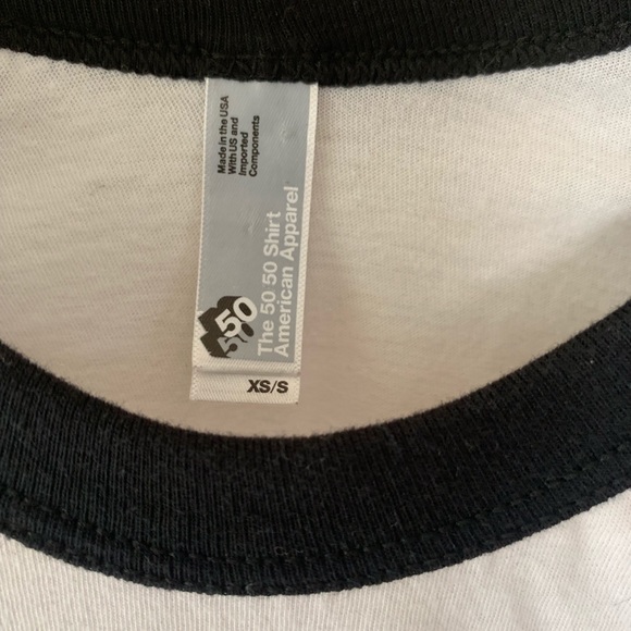 AA Cropped Baseball Top - Picture 4 of 5